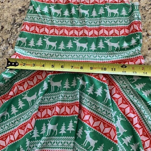 Christmas Holiday Dress‎ Ugly Sweater party Sleeveless Stretch size large - Picture 9 of 12